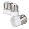 Σετ 4 αντάπτορες πρίζας από E27 έως E14, Kwmobile, White, Plastic, 20910