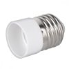 Σετ 4 αντάπτορες πρίζας από E27 έως E14, Kwmobile, White, Plastic, 20910