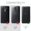 Θήκη για LG G3 S, Eco leather, Μαύρη, 21967.01