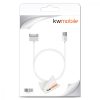 Καλώδιο φόρτισης USB 2.0 με 30 ακίδες για Samsung Galaxy Tab 1/2 10.1/Tab 2 7.0/Note 10.1, Kwmobile, White, Plastic, 19438.02
