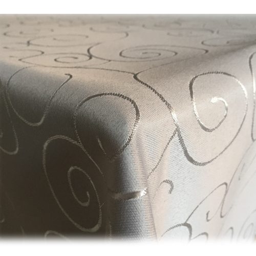 Οβάλ τραπεζομάντιλο με στολίδι Jemidi, 130 x 220 cm, Καφέ, Πολυεστέρας, 55264.25.25