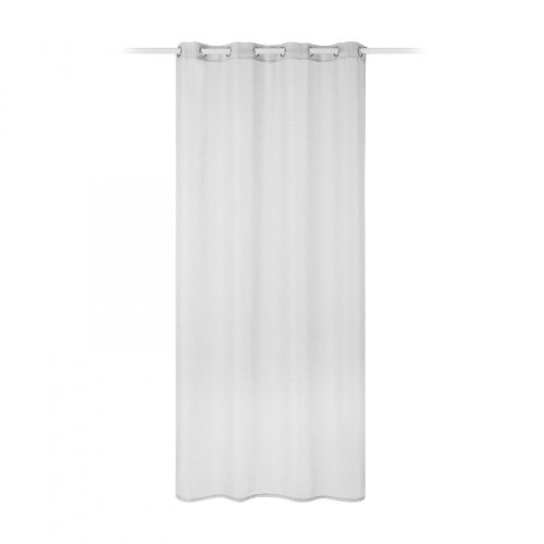 Pauline αδιαφανής κουρτίνα με δαχτυλίδια Jemidi, 140 x 245 cm, Λευκό, Πολυεστέρας, 55271.02