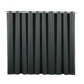   Αδιαφανής κουρτίνα Jemidi με κρίκους, 300 x 245 cm, Γκρι, Πολυεστέρας, 55275.22.02