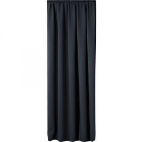   Κουρτίνα Jemidi με βαλάντιο, 140 x 245 cm, Γκρι, Πολυεστέρας, 55276.22.01