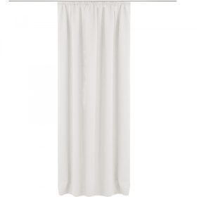   Κουρτίνα Jemidi με στόλισμα, 140 x 245 cm, Λευκό, Πολυεστέρας, 55276.02.01