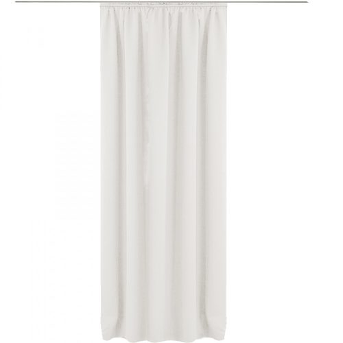 Κουρτίνα Jemidi με στόλισμα, 140 x 245 cm, Λευκό, Πολυεστέρας, 55276.02.01