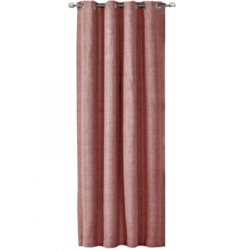 Elfie Αδιαφανής κουρτίνα με κρίκους Jemidi, 140 x 245 cm, Ροζ, Πολυεστέρας, 55279.10.01