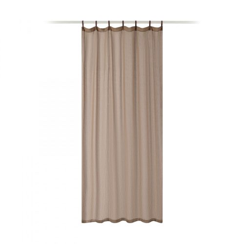 Γυναικεία κουρτίνα με θηλιές Jemidi, 135 x 245 cm, Μπεζ, Πολυεστέρας / Βαμβάκι, 55194.05