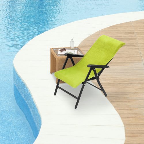 Κάλυμμα καρέκλας Jemidi, 60 x 130 cm, Πράσινο, Βιολογικό βαμβάκι, 54895.07