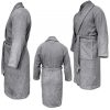 Homelevel Unisex μπουρνούζι, 3XL, γκρι, οργανικό βαμβάκι, 54845.22.33