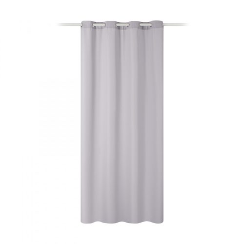 Jemidi αδιαφανής κουρτίνα με κρίκους, 140 x 250 cm, g, Πολυεστέρας, 55309.04