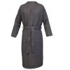 Unisex Waffle Pique Bathrobe Homelevel, 2XL, Γκρι, Οργανικό βαμβάκι, 54916.73.5