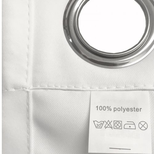 Jemidi αδιαφανής κουρτίνα με κρίκους, 140 x 175 cm, Γκρι, Πολυεστέρας, 55282.25.01