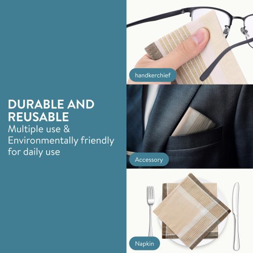 Σετ 12 μαντήλια κοιλιάς Jemidi, 40 x 40 cm, Πολύχρωμο, Βαμβάκι, 55059.08