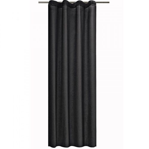 Αδιαφανής κουρτίνα Stella με πλαίσιο Jemidi, 140 x 175 cm, Μαύρο, Πολυεστέρας, 55283.01.04