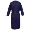 Unisex Waffle Pique μπουρνούζι Homelevel, 6XL, μπλε, οργανικό βαμβάκι, 54916.04.36