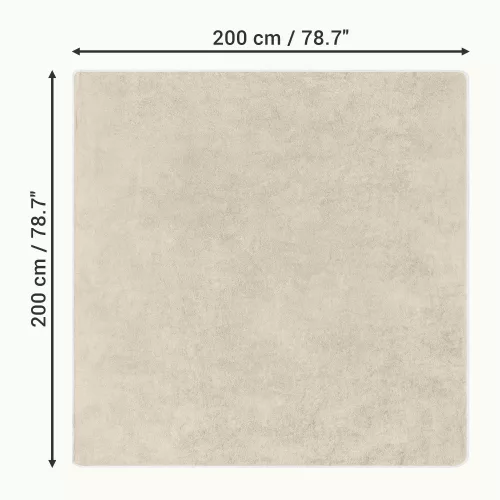 Πετσέτα παραλίας Homelev, 200 x 200 cm, Μπεζ, Βιολογικό βαμβάκι, 54899.11