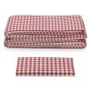 Σετ τραπεζομάντιλο Jemidi και 2 καλύμματα πάγκου, 70 x 240 cm, Κόκκινο, Πολυεστέρας / Βαμβάκι, 55321.09.02