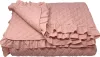 Καπιτονέ κάλυμμα κρεβατιού Homelevel, 200 x 220 cm, Ροζ, Πολυεστέρας, 54993.21