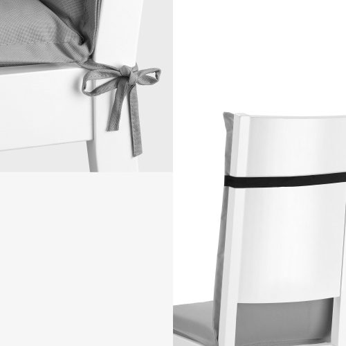 Μαξιλάρι καρέκλας με υψηλή πλάτη Jemidi, 120 x 50 cm, Γκρι, Πολυεστέρας, 55522.25