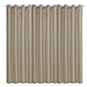   Αδιαφανής κουρτίνα Stella με κρίκους Jemidi, 300 x 245 cm, Καφέ, Πολυεστέρας, 55288.24.01