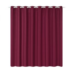   Αδιαφανής κουρτίνα Stella με δακτυλίους Jemidi, 300 x 245 cm, Bordo, Πολυεστέρας, 55288.13.01