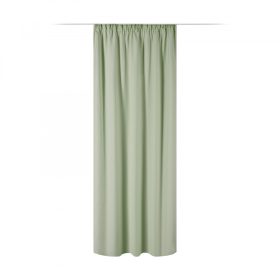   Κουρτίνα Elfie Αδιαφανής με βαλάντιο Jemidi, 140 x 245 cm, Πράσινο, Πολυεστέρας, 55333.07