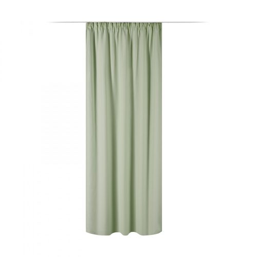 Κουρτίνα Elfie Αδιαφανής με βαλάντιο Jemidi, 140 x 245 cm, Πράσινο, Πολυεστέρας, 55333.07