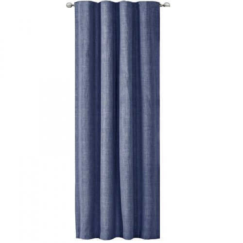 Κουρτίνα Elfie Αδιαφανής με βαλάντιο Jemidi, 140 x 245 cm, Μπλε, Πολυεστέρας, 55333.04