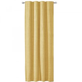   Κουρτίνα Elfie Αδιαφανής με βαλάντιο Jemidi, 140 x 245 cm, Κίτρινο, Πολυεστέρας, 55333.06