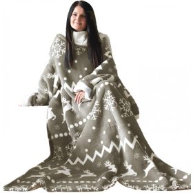   Homelevel Κουβέρτα τηλεόρασης με χειρολαβές, 200 x 150 cm, Πολύχρωμη, Πολυεστέρας, 55432.43.03