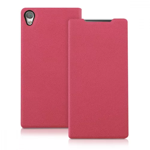 Θήκη για Sony Xperia Z5 Premium, Οικολογικό δέρμα, Ροζ, 35010.08