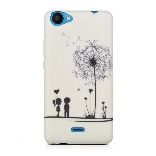 Θήκη Wiko Rainbow Jam, Silicone, White, 35124.02