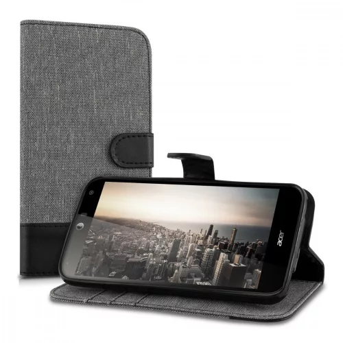 Θήκη για Acer Liquid Z630, Textile, Grey, 37525.22