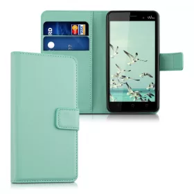   Κάλυμμα για Wiko Lenny 3, Οικολογικό δέρμα, Πράσινο, 37334.71