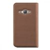 Κάλυμμα για Samsung Galaxy J1 (2016), Eco leather, Καφέ, 38403.54