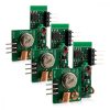 Σετ 3 ασύρματων μονάδων 433 MHz για Arduino και Raspberry Pi, Kwmobile, Green, Electronic Components, 38819