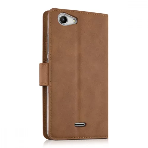 Θήκη Wiko Pulp, Οικολογικό δέρμα, Καφέ, 36145,83