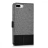Θήκη για Apple iPhone 8 Plus / iPhone 7 Plus, Textile, Γκρι, 39496.22