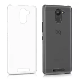   Κάλυμμα για BQ Aquaris U Plus, σιλικόνη, διαφανές, 39899.03
