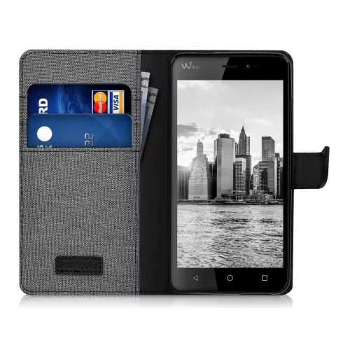 Θήκη για Wiko Freddy, Textile, Grey, 39953.01