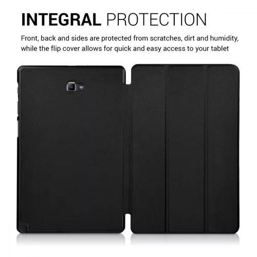 Θήκη για Samsung Galaxy Tab A 10.1 (S-Pen) (2016), Οικολογικό δέρμα, Μαύρο, 40444.01