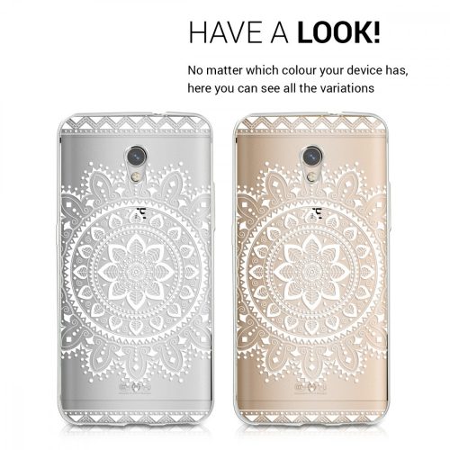 Θήκη για ZTE Blade V7, Silicone, White, 38685.06