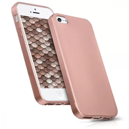 Θήκη για Apple iPhone 5 / iPhone 5s / iPhone SE, Silicon, Rose Gold, 40816.31