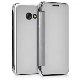   Θήκη για Samsung Galaxy A3 (2017), Eco leather, Γκρι, 40869.42
