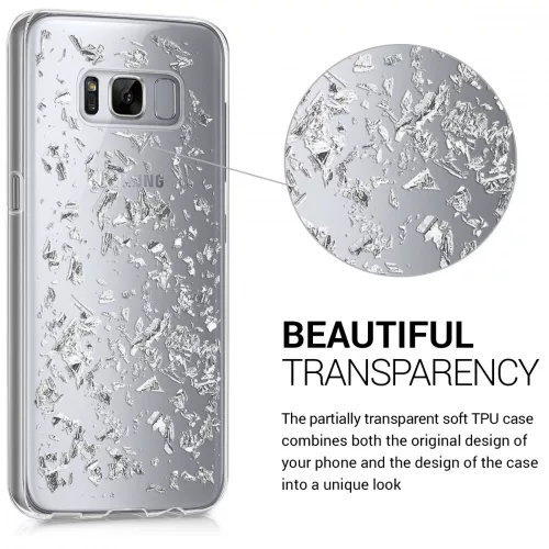 Θήκη για Samsung Galaxy S8, Silicon, Silver, 40980.35