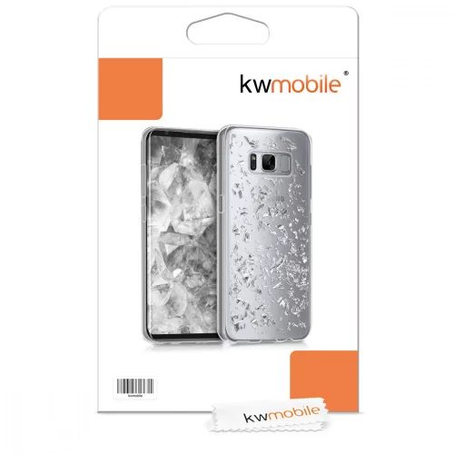 Θήκη για Samsung Galaxy S8, Silicon, Silver, 40980.35