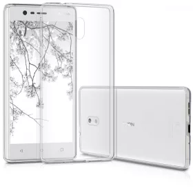   Κάλυμμα για Nokia 3, Silicone, Transparent, 41106.03