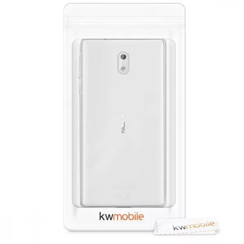 Κάλυμμα για Nokia 3, Silicone, Transparent, 41106.03