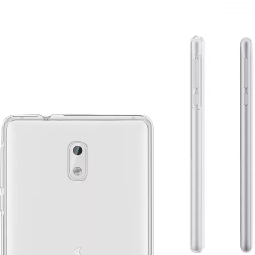Κάλυμμα για Nokia 3, Silicone, Transparent, 41106.03